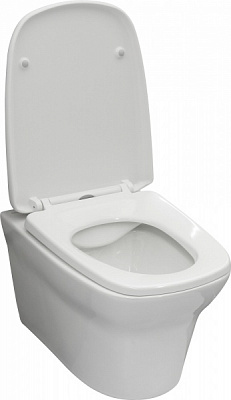 Унітаз підвісний EGO STYLE NEW Rimless з дюр.сид. S/C