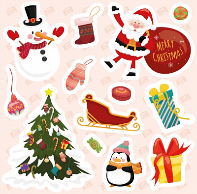 Наклейка MAXGROUP Рождество NM-155