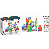 Конструктор магнитный IQHB Лабиринт с шариками 115 деталей HD128A