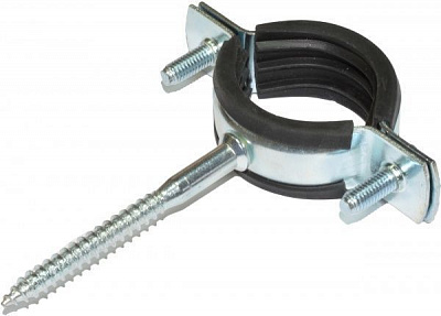 Хомут із гумовою прокладкою з шурупом М8 20-24 мм 1/2