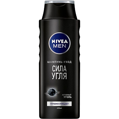 Шампунь Nivea Сила вугілля для глибокого очищення волосся 400 мл