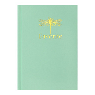 Книга для записей Favourite Pastel А6 96 лист. клетка мятный Buromax