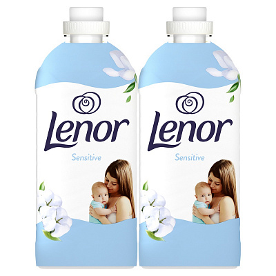 Кондиціонер для білизни Lenor Для чутливої шкіри 2 х 1,239 л
