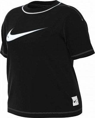 Футболка Nike W NSW SWSH SS TOP DM6211-010 р.M черный