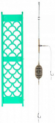 Оснащення Fishing ROI 60 г бойлова снасть на лідкорі (флет бойлова 2 гач.) PB71060