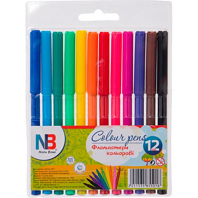 Набор фломастеров 12 шт. Nota Bene
