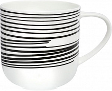 Чашка для чая Coppa 400 мл черные линии 19105014 ASA