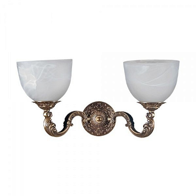 Бра Фабрика Світла НББ 012-2х60-123 2x60 Вт E27 медный 