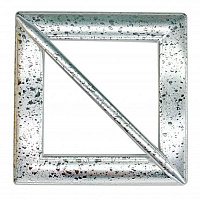 Декор Квадрат 150х150 мм мокрое серебро V0001-2а MISLT