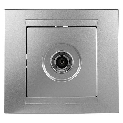 Розетка TV Gunsan Moderna серебряный MD 29 15 123