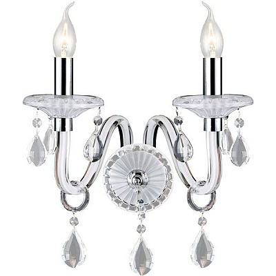 Бра Victoria Lighting 2x40 Вт E14 белый Arumi/AP2 