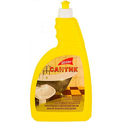 Средство SAN CLEAN Сантик для чистки кафеля, фаянса и санизделий 0,75 л жидкость