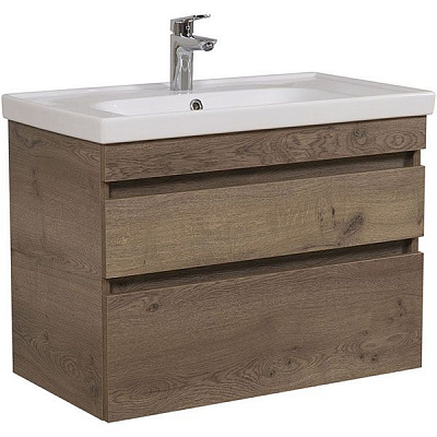 Тумба Аква-Родос Вінтаж (аліканте) 80 см з умивальником Frame (консольна)