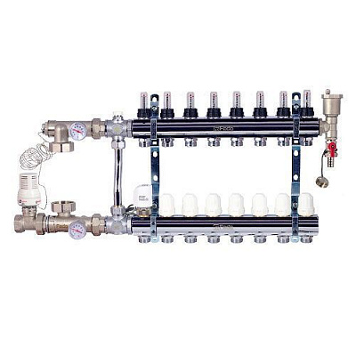 Комплект FADO S.r.l для підключення системи «тепла підлога» 8 виходів SEN08