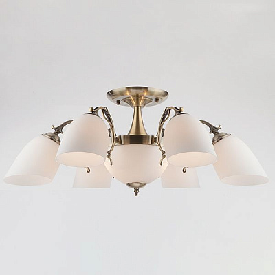 Люстра стельова Strotskis Ariele 8x60 Вт E27 антична бронза 22010/6+2