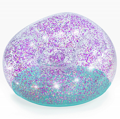 Кресло Bestway Glitter Dream Inflate-a-Chair 114х112х66 см