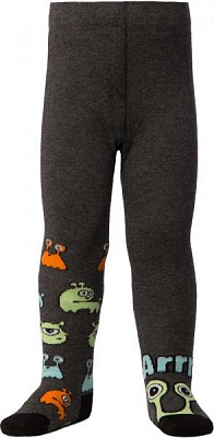 Колготки детские Conte-Kids TIP-TOP (веселі ніжки) 481 14С-79СП р.128-134 темно-серый 