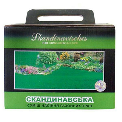Насіння Agrolux газонна трава Скандинавська 1 кг
