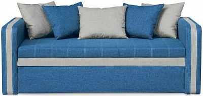 Тахта прямий Берегиня Парма сіро-синій 1870x1030x730 мм