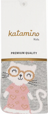 Колготки для девочек KATAMINO K30199р.93-105 серый 