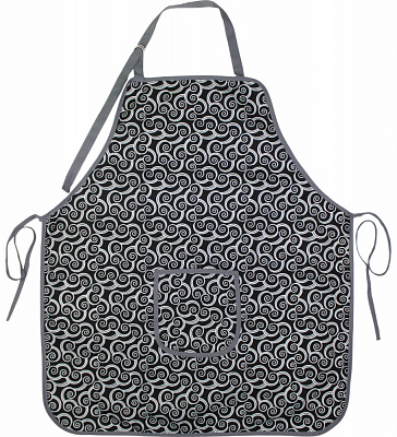 Фартук кухонный Luna Nami черный La Nuit