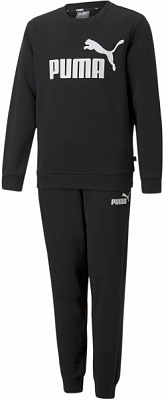 Спортивний костюм Puma NO.1 LOGO SWEAT SUIT FL B 67088401 р. 164 чорний