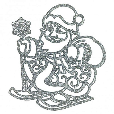 Подвеска MISLT Дед Мороз Santa004 3 см