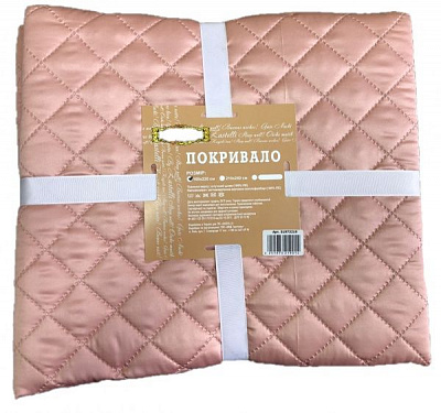 Покривало декоративне Матсатин 160x220 см Zastelli рожевий