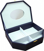 Скринька для прикрас Афродита синій/білий 260x195x70