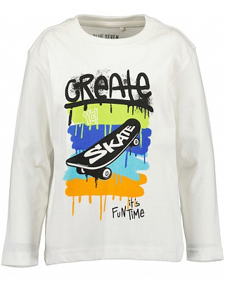 Реглан для хлопчика Blue Seven трикотажний р.128 білий 850724 X*