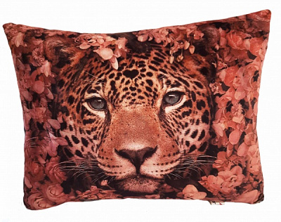 Подушка декоративная Тигр 40x50 см коричневый Анна 