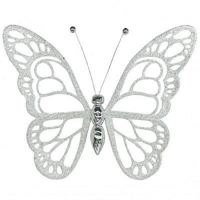 Украшение новогоднее MISLT Бабочка малая 12x14 см J0004-00 