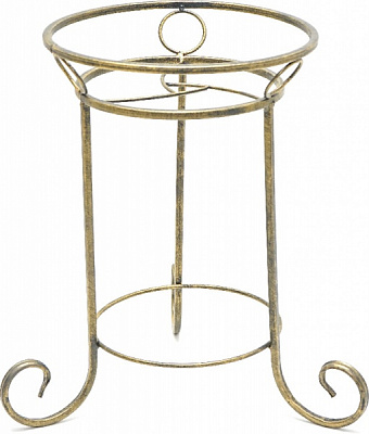Подставка для растений Ferrum Decor 37х35x41 см античное золото 