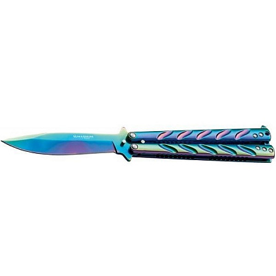 Ніж Boker Magnum Balisong Rainbow 18.07.2373
