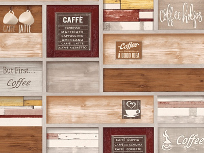 Шпалери вінілові на паперовій основі Слов'янські шпалери Expromt Таверна 5617-05 0,53x10,05 м