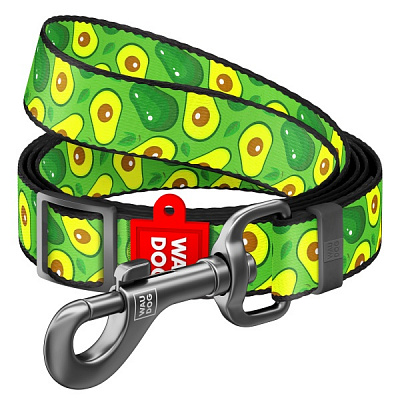 Поводок Waudog Nylon Авокадо 15 мм Д 152-183 см