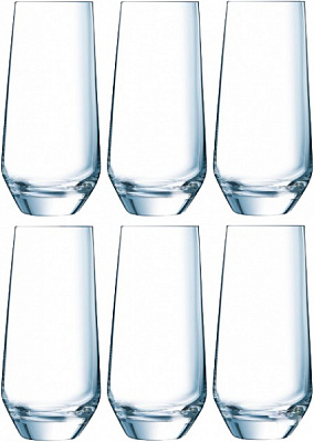 Набір склянок високих Eclat Ultime 450 мл 6 шт. Cristal Darques