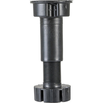 Мебельная ножка DC регулируемая 100 мм черная 