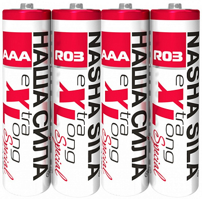 Батарейки НАША СИЛА XL Special AAA (R03, 286) 4 шт. (3088) 