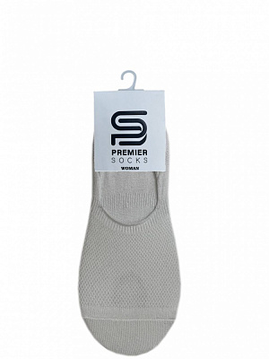 Шкарпетки жіночі Premier Socks сітка з силіконом р.23-25 білий