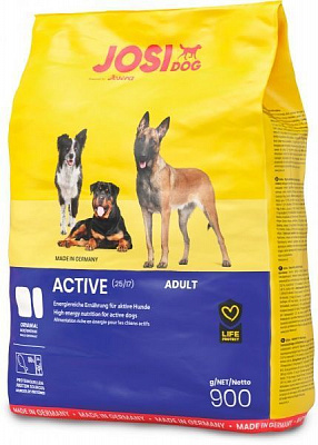 Корм Josera JosiDog Active для активных собак 0,9 кг