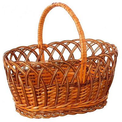 Корзинка плетеная 38х27х34 см 8908 