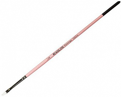 Кисть угловая синтетика Flamingo 1023A № 1/8 Kolos 