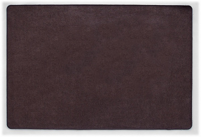 Коврик Dariana Шерсть коричневый 60x90 см 