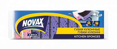 Губка Novax 10 шт.