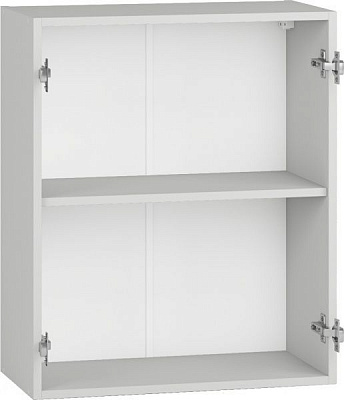 Шафа верхня Грейд розпашна 600x720x300 мм сірий