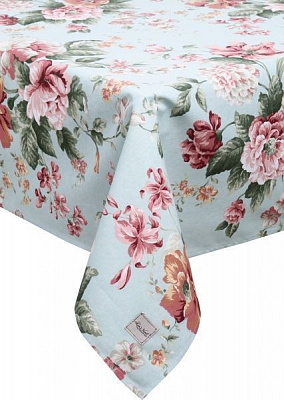 Скатерть Romantic Большие розы 109x136 см разноцветный La Nuit 