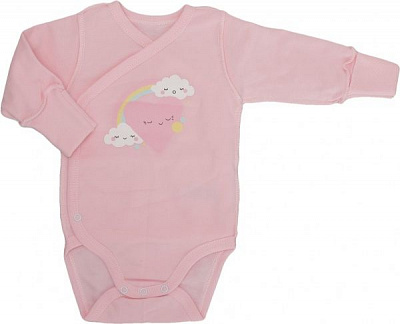 Боді Фламінго ясельний р.56 рожевий 146-331