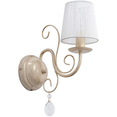 Бра Vitaluce V1186/1A 1x60 Вт E14 слонова кістка