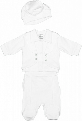 Комплект для новорожденных Betis МалышОк белый р.56 27081017 